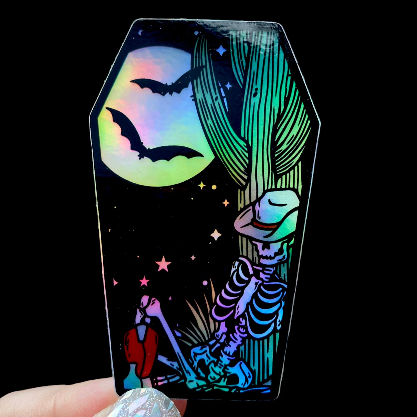 Bury Me in The Desert Holographic Sticker