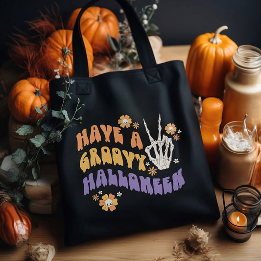 Have A Groovy Halloween Tote