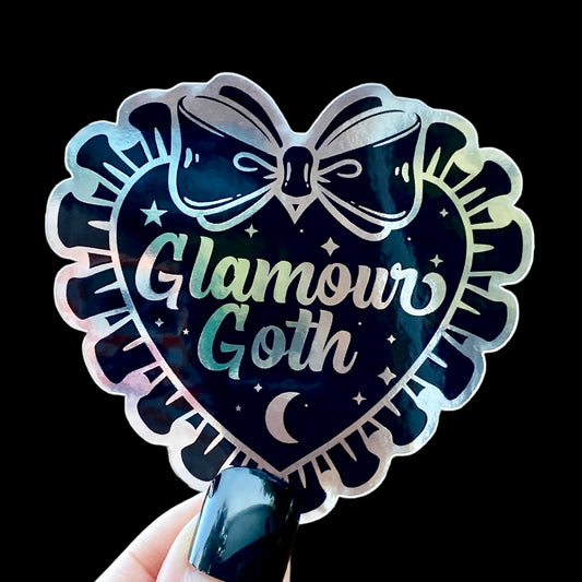 Glamour Goth Metallic Sticker
