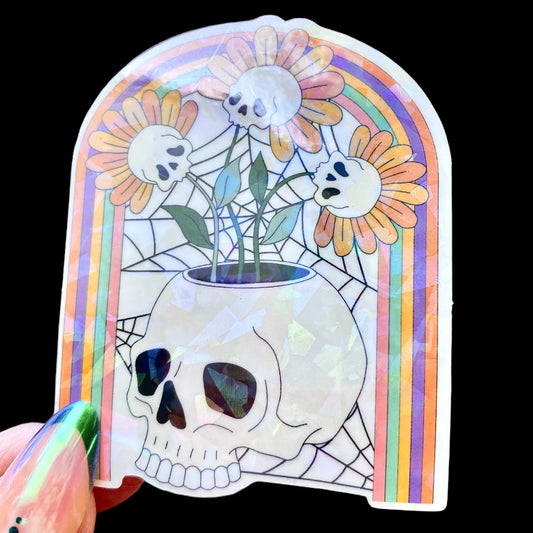 All My Plants Are Dead Holographic Sticker